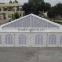 New collection curve tent with glass wall and clear PVC cover