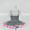Mice princess Leotard with skirt for stage,Childrens' ballet leotard with tutu for performance