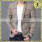 100% Woolen Plaid Tailored Office Suit Men Guangzhou
