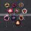 handmade colorful lapel flower pin/ brooch pin for men's party/accessories flower pins