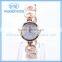 Bracelet wrist alloy watch for women
