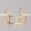 New Fashion Opening Square Glossy Bangles Bracelet