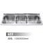 Stainless double bowls topmount high quality foster kitchen sink