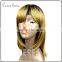 100% virgin brazilian human hair full lace wig ombre blonde wig