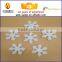 White EPS polyfoam snow flake for christmas holiday decoration