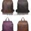 Big Backpack With Full Studs Vintage Stylish Shoulder Bag Mummy Bucket Bag Genuine Leather Top Quality Backpack