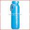 Customized logo silicone foldable water bottle