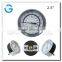 High quality black steel oxygen compound gauge manometer