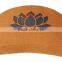 embroiderd yoga zabu cushion with Buck wheat filling high quality in crescent shape pattern