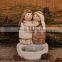 Polyresin nativity set candle holder