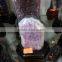 Natural Amethyst Geode Cluster Wand Point Crystal Ornaments For Sale