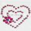 3D bling customized colorful flat back acrylic rhinestone sticker sheet self-adhesive rhinestones crystal decorative sticker