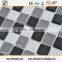 M17 Black Mix grey and white Glass Mosaic Tile for indoor wall
