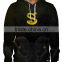 Customized High Quality Sublimation Snake Design Blank Hoodies/ Hoodies With Fully Customization/ 3d Hoods And Sweatshirts