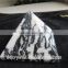 factory bulk black and white stripes stone energy crystal pyramid for healing