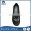 Classic Leather No Heel Flat Black Dress Shoes for Girls