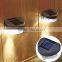 2 Pack LED Fence Lights/Garden ourdoor solar powered Pathway Shed Wall LED Landscape Fence Light Lamp