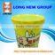 Customized plastic cup in mold label with cover