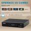 v8 combo DVB-S +DVB-T2 satellite TV receiver support IPTV /Web TV/free sex video for Europe country