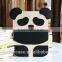 Fashion Black 9.7 inch Wool Felt Tablet Case Cute Cartoon Panda Tablet Bag