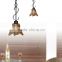 European minimalist restaurant chandelier,single head bar aisle Mediterranean retro classic wrought iron lamps
