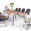office visitor chair with wooden armrest AH-203