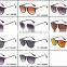 ADE WU Fantasy Folding Polarized Fishing Fashio Sunglasses Oversized STYJL940