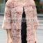 Fancy Graceful Women Fur Winter Coat Knitted Sheep Coat