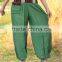 VTG HIPPIE BOHO oriental harem rayon gypsy yoga belly dance art fisherman Tribal Pants Trousers pants