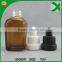 trade assurance 30ml amber square glass dropper bottle for e liquid