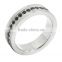 titanium lastest design diamond ring