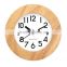 Hot sale stand wooden table clock