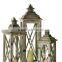 wholesale antique rustic wood candle lantern decoration crafts