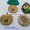 Custom 3d russia eagle metal souvenir medal with antique bronze plating