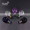Pumpkin Shape Hardware Pink Color Chrome Plate Glass Cabinet Pulls