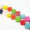 1 string 15inch 15mm vintage mix color dyeing turquoise square cross unique Halloween beads 3010005