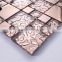 SMP17 Glass mosaic for swimming pool tile Crystle glass mosaic metal best floor tiles