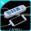 durable multi desktop smart electric switch and socket with dual USB ports
