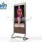 Black- stand 700cd/m2 brightness indoor double-faced touch screen