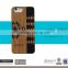2016 Fashion HK Designer Printing Phone Cover Custom Real Wood Bamboo for i Phone 6 6s Case, Super Thin Wooden Phone Bumper