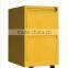 Office Furniture Two Drawer Steel Filing Mobile Cabinet with Wheel