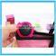 Circular Mirror With Comb Hair Brush Comb Mirror Set Mini Foldable HairComb