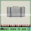 Hot selling 3 panel traditional fire screen with decoration edge 3B-B#