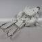 WHITE JIGGING LURE WITH SOFT CRAB FOR OCTOPUS