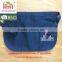 Hot selling high quality pattern half short waist aprons with zipper pocket