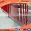 Red divide folding gate barrier