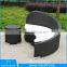 Hot Sale Home Garden Furniture Wicker Sofa Round Bed