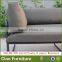 Modern sectional sofa garden furniture aluminium 3 seater sofa