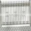 for street Decorative Black Cheap steel fence, factory direct production fence