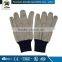 JX68B204 hot comfortable safe and durable Pvc point drill cotton gloves